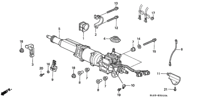 P.S. Gear Box for 2000 Acura NSX #0