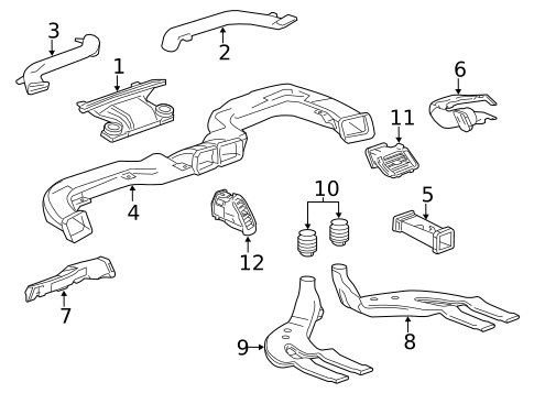 Ducts for 2015 Chevrolet Impala #0