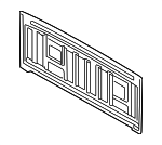 55276534AA - Body: Truck Cab Back Panel for Mopar Image