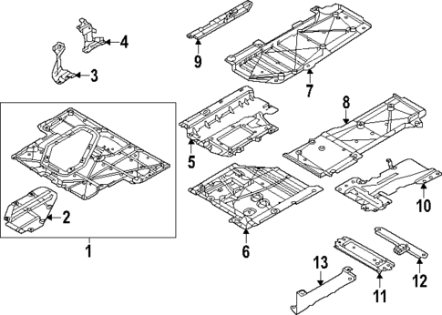 Under Cover & Splash Shields for 2024 Mazda CX-90 #0