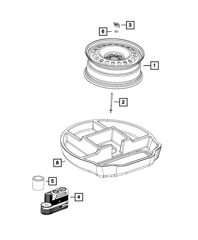 68640368AA - Wheels: Tire Compressor for Mopar Image image