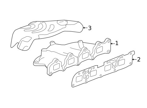 Exhaust Manifold for 2015 Chevrolet Captiva Sport #0