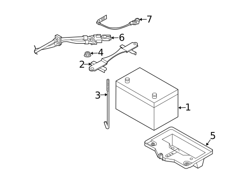 Battery for 2008 INFINITI G35 #0