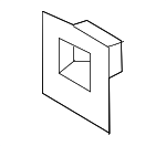 3C18585439B9 - Body: Glove Box Frame Lock Plate for Volkswagen: CC, Passat Image