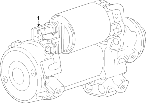 Starter for 2019 Chevrolet Traverse #1