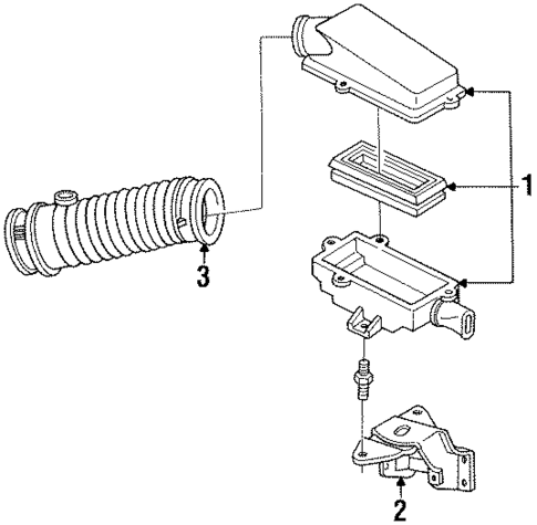 Air Intake for 1993 Pontiac Grand Prix #0