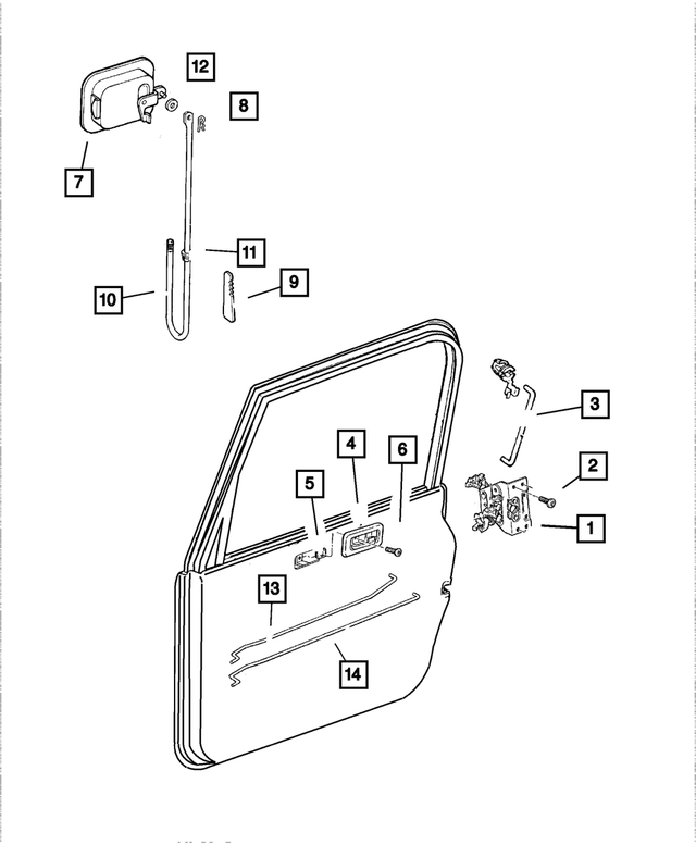 6503998 - Doors and Related Parts: U Multi Thread Nut for Mopar Image