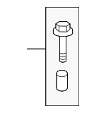LF0510237D - : 2009-2011 Mazda Tribute - Valve Cover Bolt Assembly for Mazda: Tribute Image