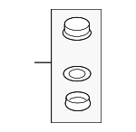 L362102D5A - Engine: Valve Cover Gasket for Mazda: 3, 5, 6, CX-7, MX-5 Miata, Tribute Image