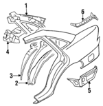 MB835950 - Body: Upper Panel for Dodge: Colt Image