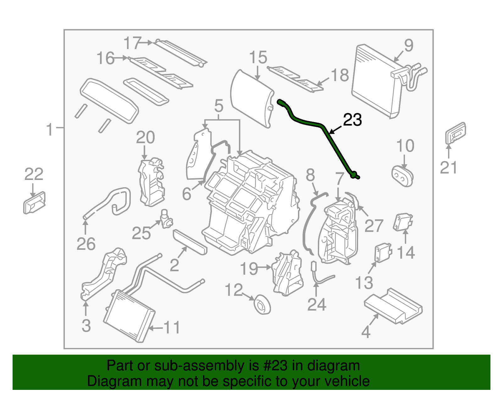 Drain Hose - Nissan (92590-AM600)
