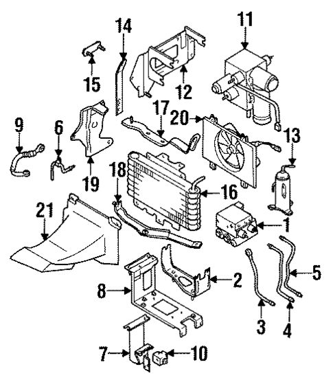 Control Components for 1995 INFINITI Q45 #0
