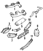 5019150AB - : Catalytic Converter for Dodge: Ram 1500, Ram 2500, Ram 3500 Image