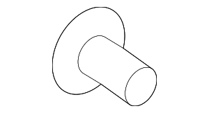 8P4837798 - Body: Door Shell Plug for Audi Image