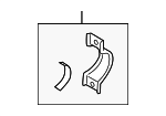 F2A825743 - Driveline &amp; Axles: Cv Axle Shaft Carrier Bearing Clamp for Mazda Image