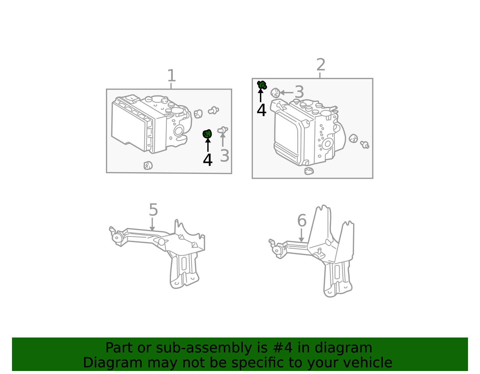 44545-42070 - Actuator Bolt - 2002-2006 Lexus | My L Parts