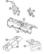 5160241AA - Exhaust: Silencer Clip for Mopar Image