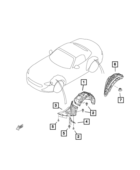 Fenders for 2019 Fiat 124 Spider #1