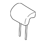 89AP0S9000ONB - Body: Headrest, Center for Kia: Telluride Image