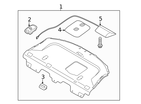 Interior Trim - Rear Body for 2011 Kia Optima #2