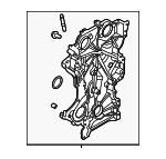 213502M830 - Engine: Front Cover for Hyundai Image