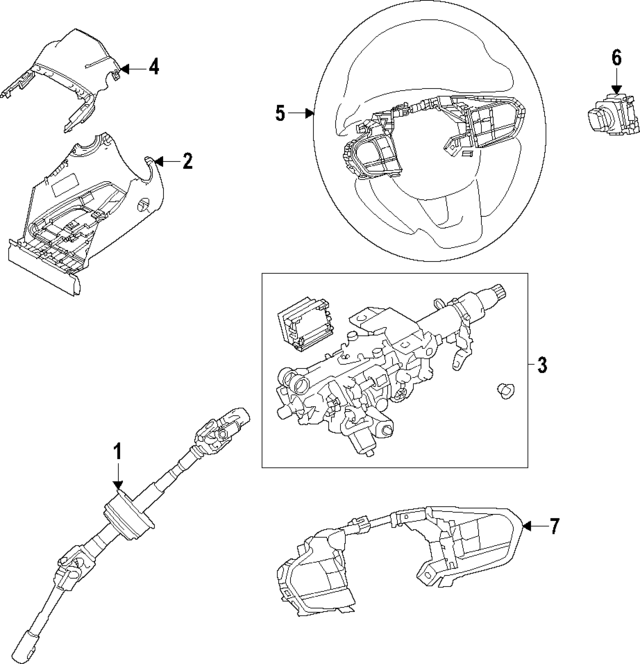 4510046071C0 - : Steering Wheel for Lexus Image