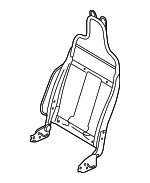 1F7088183 - Body: Seat Back Frame for Mazda Image