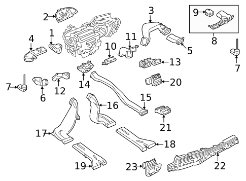 Ducts for 2023 Audi A4 allroad #0