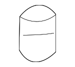 K72A62784 - Body: Hood Bumper for Kia: Rio, Sedona, Sephia, Sorento, Spectra, Sportage Image