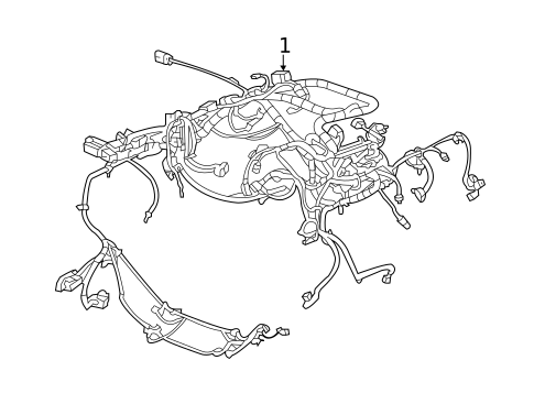 Wiring Harness for 2010 Cadillac CTS #1