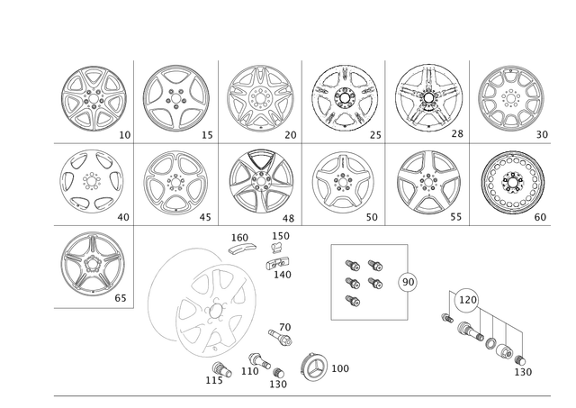 66471902 - Wheels: Disk Wheel for Mercedes-Benz Image image