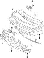 MB574155 - : Air Duct for Mitsubishi: Eclipse Image