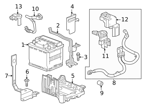 Battery for 2022 Chevrolet Bolt EUV #1