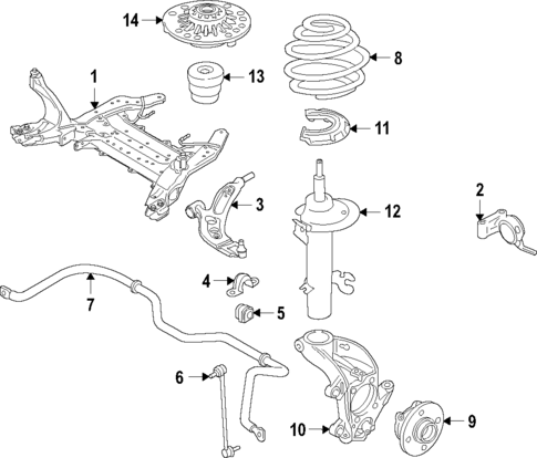 Suspension Components for 2020 Mini Cooper Countryman #3