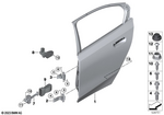 41525A32EA8 - : Door, Aluminum, Rear Right for BMW Image