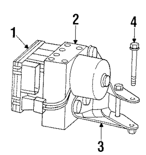 ABS Components for 2000 Chrysler LHS #0