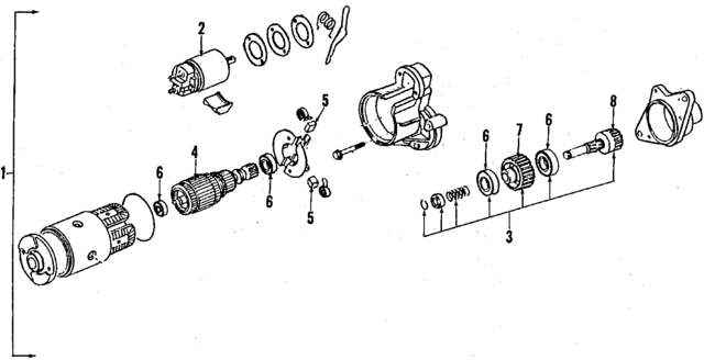 2330011M02R - : Starter for Nissan: Sentra Image