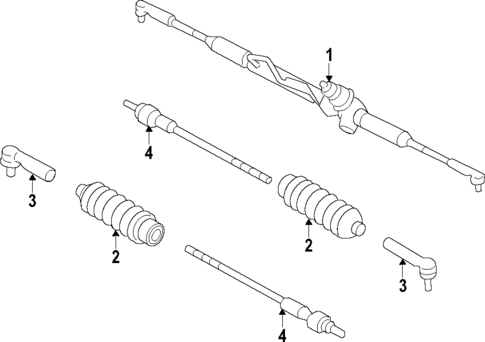 Steering Gear & Linkage for 2014 INFINITI QX80 #1