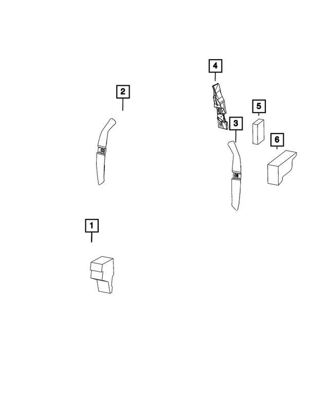 68584172AA - Interior Trim: Fender Stuffer for Ram: 1500 Image