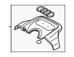 6E103926N - Engine: Rear Cover for Audi Image