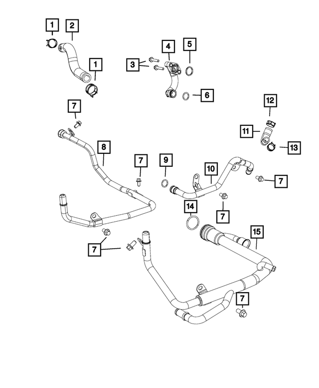 68147603AB - Cooling: Clamp for Mopar Image image