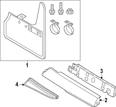 Exterior Trim - Fender for 2025 Volkswagen ID. Buzz #0