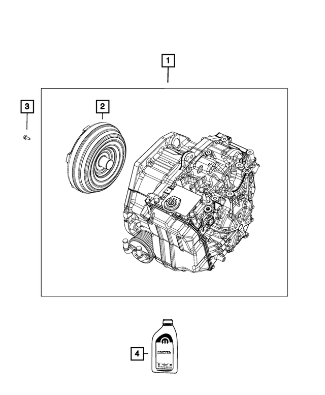 RL262464AJ - Transmission: With Torque Converter Transmission for Mopar Image image