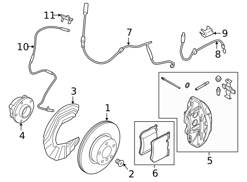 Front Brakes for 2025 BMW M4 #0