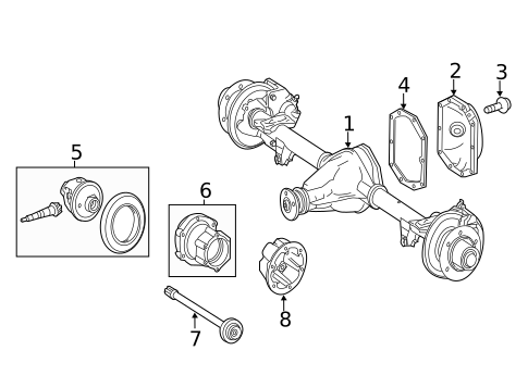 Axle & Differential for 2013 Mercedes-Benz Sprinter 3500 #0