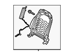 88410GGAA0 - Body: Seat Back Frame for Kia Image