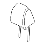 88700GG200D3R - Body: Headrest for Kia Image