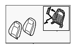88400GGBC0D3R - Body: Seat Back Assembly for Kia Image