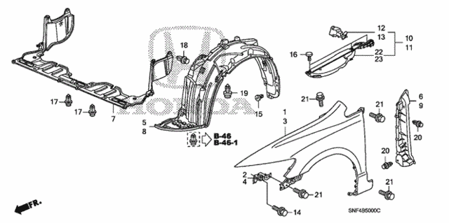 Front Fenders for 2006 Honda Civic #0