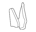 12474456 - Body: Hanger for Chevrolet: Silverado 2500, Silverado 2500 HD, Silverado 2500 HD Classic | GMC: Sierra 2500, Sierra 2500 HD, Sierra 2500 HD Classic Image